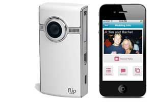 flip camera iPhone wedding video