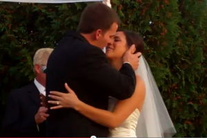 wedding kiss "marriott lincolnshire"