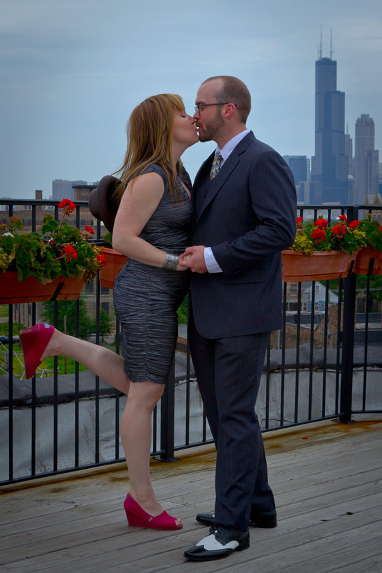 Chicago wedding by Lake Michigan