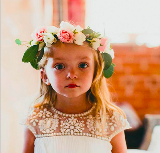 flowergirl flower crown diy how to 