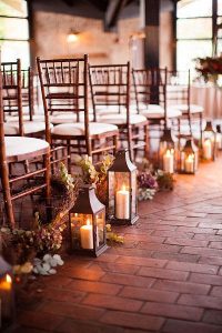 Fall Wedding Aisle