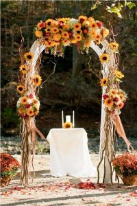 Fall Wedding Alter