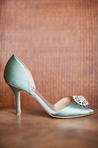 mint high heels wedding shoes