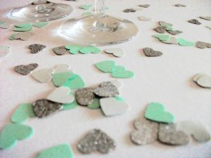 mint confetti