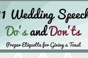 wedding speech infographic