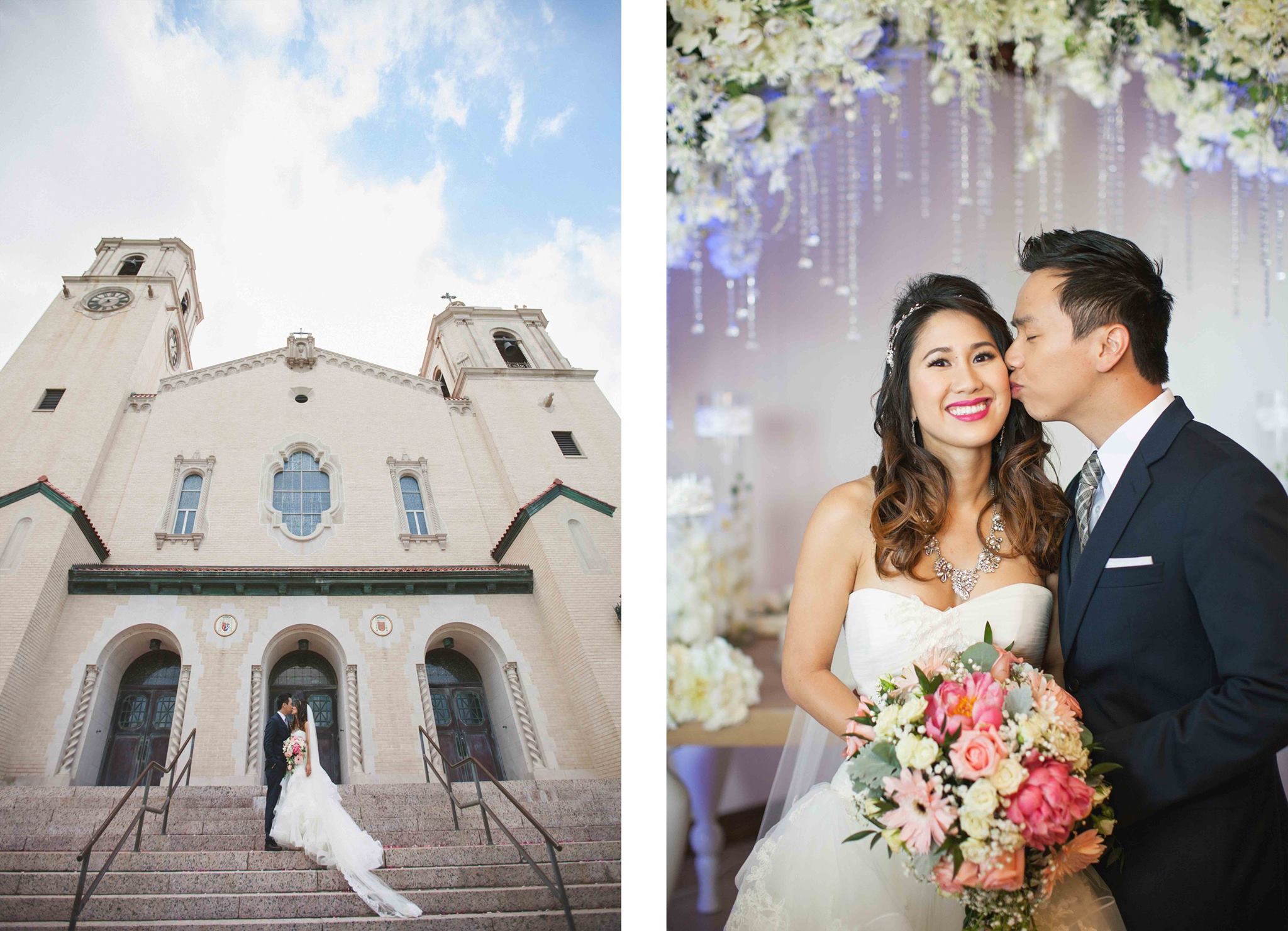 Couple Outside the church